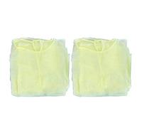 Batas de Aislamiento Transpirables Ropa de Protección de Seguridad Ropa de Visita de Overol No Tejida Traje de Trabajo 4 Piezas