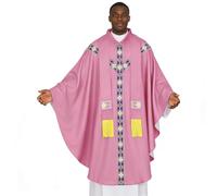 Batas de clero para hombre con cinta, casulla de sacerdote católico