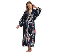 Batas de kimono para damas, batas tipo kimono florales, bata estampada tipo cárdigan para mujeres, boda, fiesta de convivencia, pijamas, One Size Plus Tall