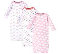 Batas unisex de algod n para beb Luvable Friends, dise o de nubes, para ni a de 0 a 6 meses