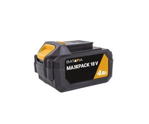Batavia Batería de ion de litio de 18 V, 4,0 Ah, para más de 30 | Batería de ion de litio de 4,0 Ah, sin efecto memoria, para mayor duración y herramientas compatibles con Batavia Maxxpack