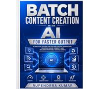 Batch Content Creation with AI for Faster Output A Practical System for Scaling Content Production, Growing Online Visibility, and Building Profitable Digital Assets