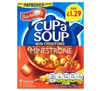Batchelors - Taza de sopa con crutones Minestrone PMP (4 unidades, 94 g)