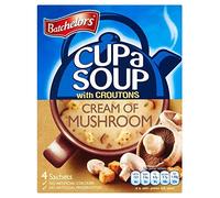 Batchelors Taza De Sopa Con Trocitos De Pan Crema De Champiñones (4 Por Paquete - 99g) (Paquete de 6)