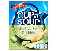 Batchelors Una Taza De Sopa De Puerros Y Cremoso De Patata (4 Por Paquete - 107g)