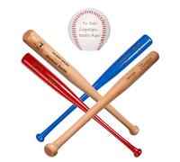 Bate de Béisbol Personalizado 18 Pulgadas - Grabado con Nombre, Número y Logo - Pequeño Bate de Madera Regalo para Little League, Equipos, Jugadores, Padres (Bate de Béisbol Personalizado)