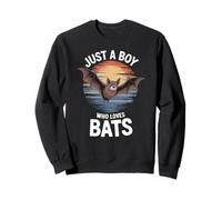 Bate Just A Boy Who Loves Bats Animal Fan para niños Sudadera