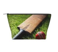 Bate y Pelota de críquet, Bolsa de artículos de tocador Bolsa de Maquillaje Bolsa de cosméticos Bolsa de artículos de tocador de Viaje portátil