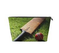 Bate y Pelota de críquet, Bolsa de artículos de tocador Bolsa de Maquillaje Bolsa de cosméticos Bolsa de artículos de tocador de Viaje portátil