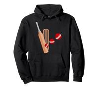 Bate y pelota de críquet Sudadera con Capucha