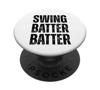 Bateador de Swing de béisbol Diversión de Verano Vida Activa PopSockets PopGrip Adhesivo