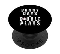 Bateador de Swing de béisbol Diversión de Verano Vida Activa PopSockets PopGrip Adhesivo