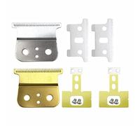 BATEMEN W - 2 pares de cabezales de repuesto ajustables de hoja en T de acero al carbono para Andi's Style Liner 2 (dorado y plateado), repuesto de posventa