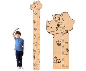 Baten de medición para niños - Tabla de crecimiento para niños, tabla de crecimiento para niños | Ceras de madera montadas sobre niños, animales, caricatura, ferias