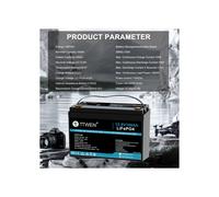 Batería 12 V 100 Ah - TTWEN - Modelo no especificado - Sin Bluetooth - Negro - 330172210 mm