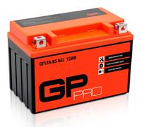 GP-PRO GT12A-BS - Batería de arranque para motos, 12V, 10Ah, parecido a YT12A-BS / YTX12A-BS, sin necesidad de mantenimiento