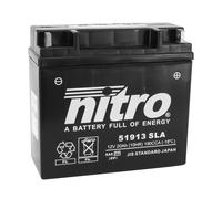 Batería 12v 20 ah 51913 nitro sla sin mantenimiento lista para usar (lg186xl82x