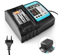 Batería 18 V cargador DC18RC cargador rápido compatible con Makita 14.4 voltios y 18 voltios Li-Ion batería de repuesto BL1815 BL1830 BL1840 BL1850 BL1860 BL1890 BL1415 BL1430 BL1440