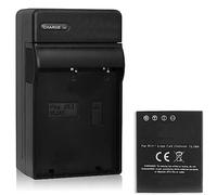 Batería 2040mAh + Cargador (Coche/Corriente) para BLH-1 BLH1 / Olympus OM-D E-M1 Mark II (SIN indicación del Tiempo restante de Toma!)