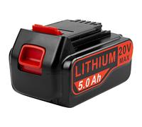 Batería 20V 5.0Ah para Black+Decker 18V/20V ASUNCELL Li-Ion Batería de Repuesto para Todos los electrodomésticos 18V/20V Black & Decker LBXR20, LBXR2020, LB20, LBX20, LB2X4020