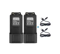 (Batería 2P Tipo C) Walkie Talkie Serie BL-5 UV-5R Batería de iones de litio de gran capacidad 3800