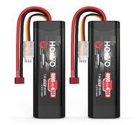Batería 2S RC 7,4 V 50 C 4000 mAh LiPo batería con conector Dean-Style T Pilas HOOVO para RC Car Truck Boot Hobby Quadcopter Truggy Racing Driving (2 unidades)