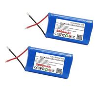 Batería 2S1P, Batería De Litio De 7,4 V, 5000 MAh, Energía De Respaldo Recargable, Adecuada For La Mayoría De Los Productos Eléctricos(2pcs)