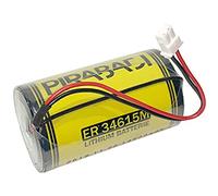 Batería 3,6 V D ER34615M 14500 mAh 14,5 Ah sirena alarma POWERMASTER VISONIC MCS 710 730 0-9912-K 09912K ER34615M/W200 ER34615MW200 ETC.