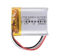 Batería 3 Cables 502025 LiPo 3.7V 200mAh 0.74Wh 1S 5C Liter Energy Battery Recargable con PCM termistor NTC smartwatch Reloj electrónica No Apta para Radio Control 27x20x5mm (3P|200mAh|502025)