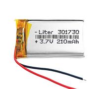 Batería 301730 LiPo 3.7V 210mAh 0.777Wh 1S 5C Liter Energy Battery para Electrónica Recargable teléfono portátil vídeo smartwatch Reloj GPS - No Apta para Radio Control 32x17x4mm (210mAh|301730)