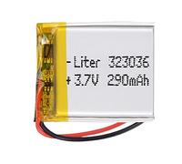 Batería 323036 LiPo 3.7V 290mAh 1.073Wh 1S 5C Liter Energy Battery para Electrónica Recargable teléfono portátil vídeo smartwatch Reloj GPS - No Apta para Radio Control 38x30x4mm (290mAh|323036)