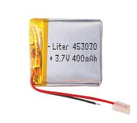 Batería 453030 LiPo 3.7V 400mAh 1.48Wh 1S 5C Liter Energy Battery para Electrónica Recargable teléfono portátil vídeo smartwatch Reloj GPS - No Apta para Radio Control 32x30x4.5mm (400mAh|453030)