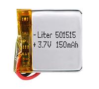 Batería 501515 LiPo 3.7V 150mAh 0.555Wh 1S 5C Liter Energy Battery para Electrónica Recargable teléfono portátil vídeo smartwatch Reloj GPS - No Apta para Radio Control 17x15x5mm (150mAh|501515)