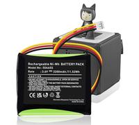 Batería 50AA5S de 3200 mAh de alta capacidad -2026, actualizada, potente, duradera, de alto rendimiento NiMH para altavoces Toniebox Musicbox Soundbox (negro, 50AA5S,D)