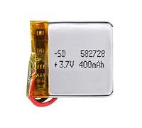 Batería 582728 LiPo 3.7V 400mAh 1.48Wh 1S 5C Liter Energy Battery para Electrónica Recargable teléfono portátil vídeo smartwatch Reloj GPS - No Apta para Radio Control 30x27x6mm (400mAh|582728)