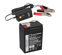 Batería 6 V 4,5 Ah 20HR 10HR 5HR compatible 5Ah 4A + Cargador QB + A