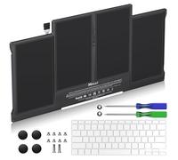 Batería a1466 de Repuesto para portátil MacBook Air 13 A1466 Batería 8000mAh(Mediados de 2012 2013 2014 2015) A1369 (Finales de 2010, versión Mediados de 2011) Compatible con A1496 A1377 A1405