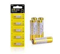 Batería A27 de 27 A, 12 V, 27 A, 12 V, para mando a distancia, paquete de 5 pilas de 27 A, pilas A27 de larga duración de 12 V