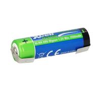 Batería AA Mignon 1,2 V 2700 mAh NiMH pilas con soldadura U recargable + baja autodescarga