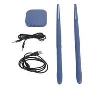 Batería Aire Eléctrica con Detección Movimiento 3D y 8 Sonidos RGB Kit Tambor Virtual para Coordinación y Tiempo con Baquetas Electrónicas para Hogar, Escuela, Práctica Portátil