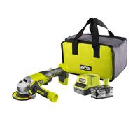 Batería Amoladora Angular Ryobi R18AG-0 18V ONE+ 115mm 7500 rpm Kit 4.0Ah