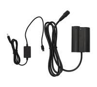 Batería Analógica Inteligente de Decodificación Completa EN EL15, Batería Simulada de Acoplador de CC con Adaptador de Corriente Tipo C, para Cámaras Z5 Z6 Z7 Z6II Z7II D500 D7500