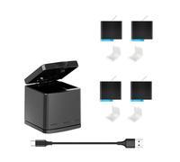 Batería Batería De Repuesto De 1680 MAh, Compatible con GoPro, Accesorios For Cámara De Acción Negra Hero 5 6 7 8(1C4B)