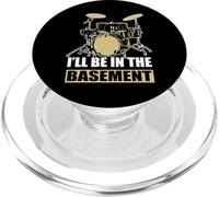 Batería Batería I'Ll Be In The Basement Drummer PopSockets PopGrip para MagSafe