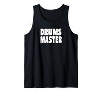 Batería Baterista Drumming Rock Indie Jazz Concert Snare Band Camiseta sin Mangas