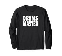 Batería Baterista Drumming Rock Indie Jazz Concert Snare Band Manga Larga