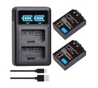 Batería Batmax EN-EL25 EN EL25 2080mAh + Cargador Dual, Compatible con Nikon, For Z50, Z50 II, Z30, Cargador De MH-32 De Cámara ZFC(2 Battery 1 Charger)