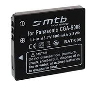 Batería BCE10E/CGA-S008 Compatible con Panasonic Lumix DMC-FS3, FS5, FS20, FX3