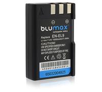 Batería Blumax compatible con Nikon D3000, D40, D40x, D5000, D60, D 3000, D 40, D 40x, D 5000, D 60 100 % compatible con la batería original en-el9 en-EL 9 EN-EL9e EN-EL9 e, EN-EL9a, EN-EL9 a (1000 mAh)