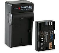 Batería Blumax Gold Edition LP-E6 2040mAh con Celdas Sanyo + Cargador LP-E6 | Adecuado para Canon EOS 60D 70D 6D 60D 70D 5D Mark 3